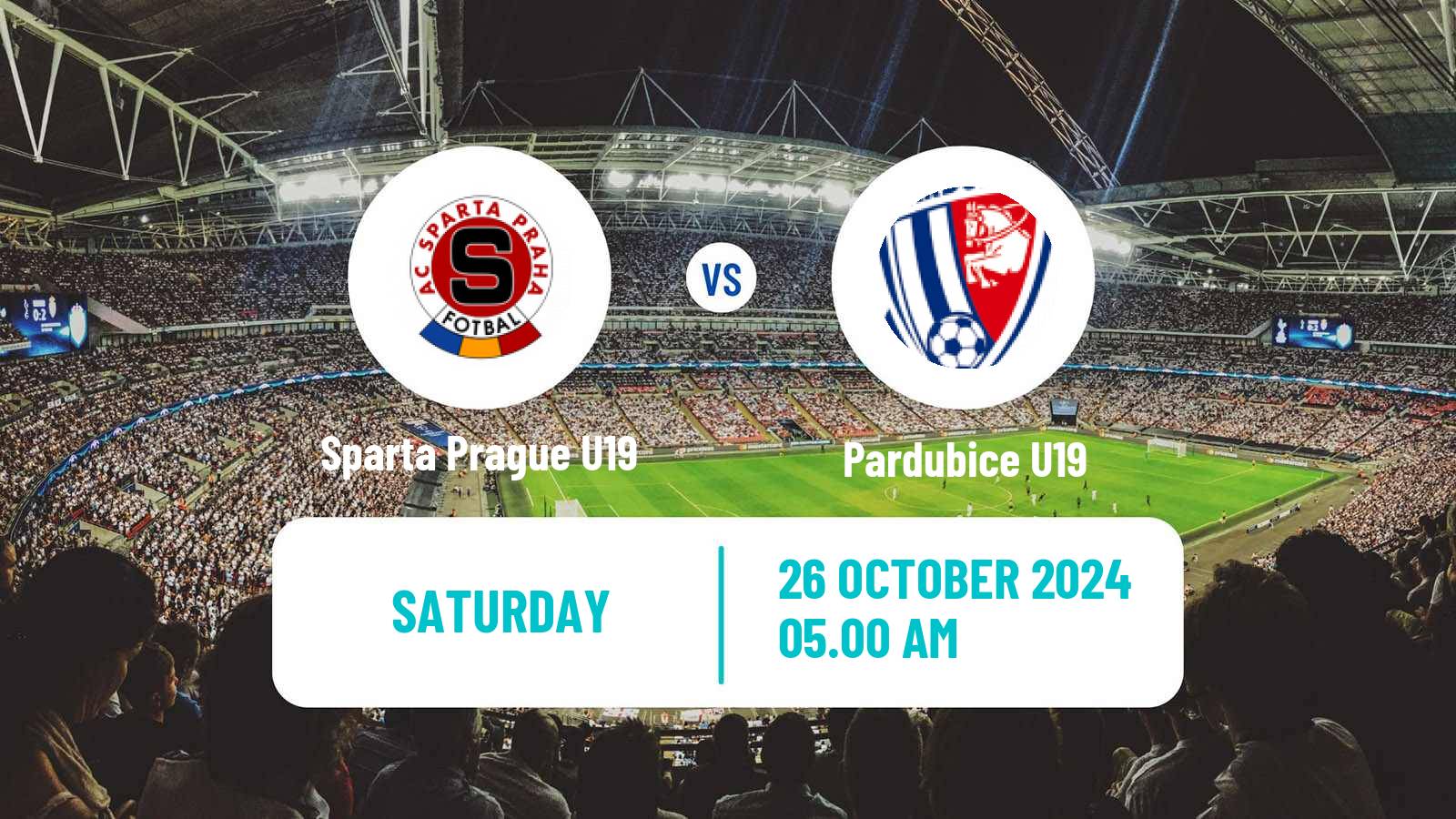 Soccer Czech U19 League Sparta Prague U19 - Pardubice U19