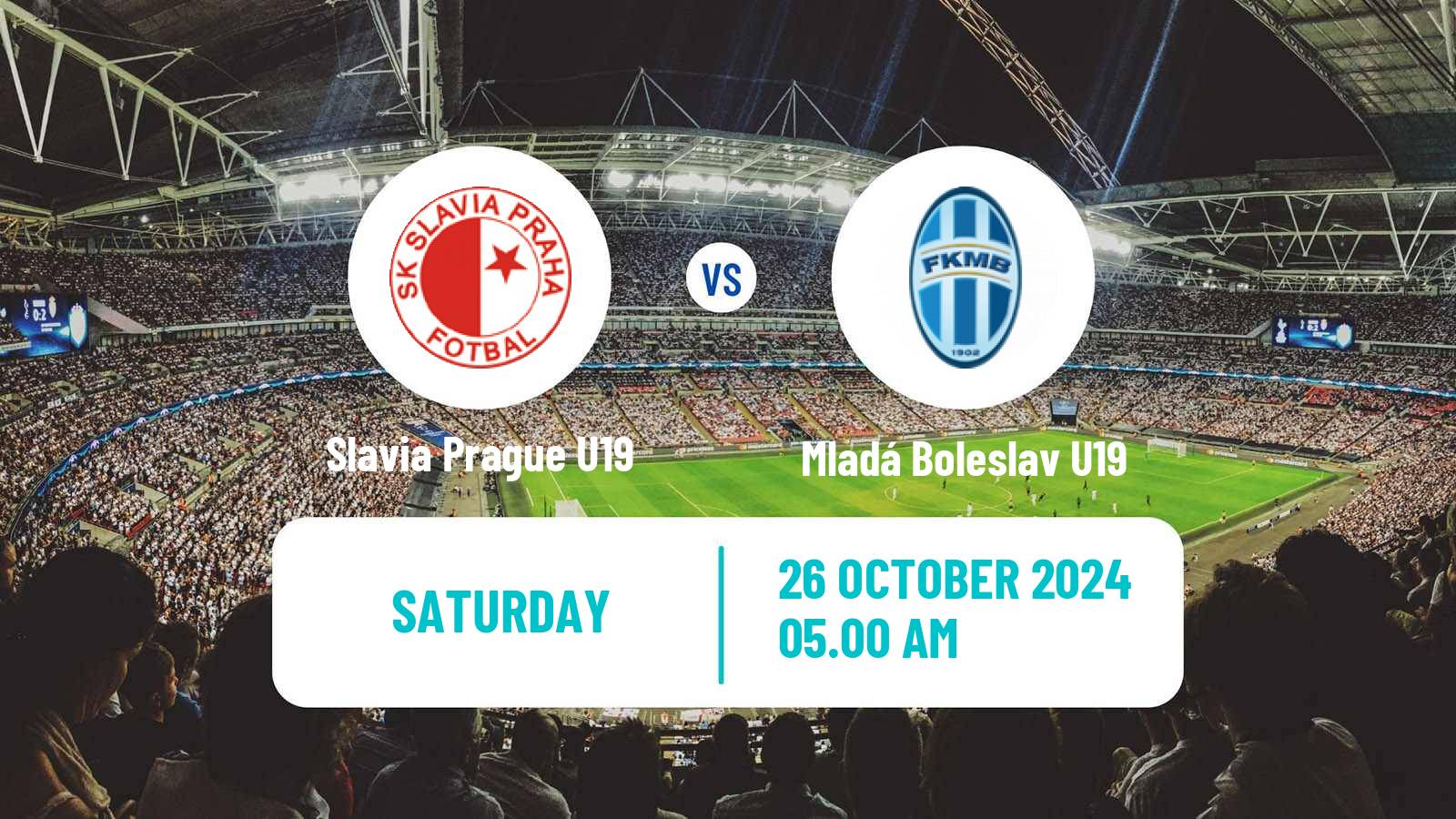 Soccer Czech U19 League Slavia Prague U19 - Mladá Boleslav U19