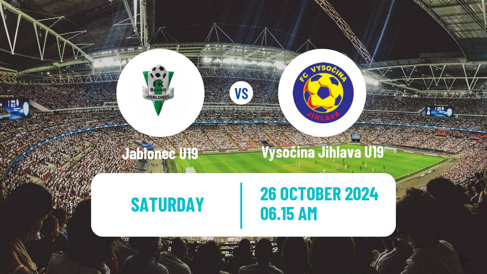 Soccer Czech U19 League Jablonec U19 - Vysočina Jihlava U19