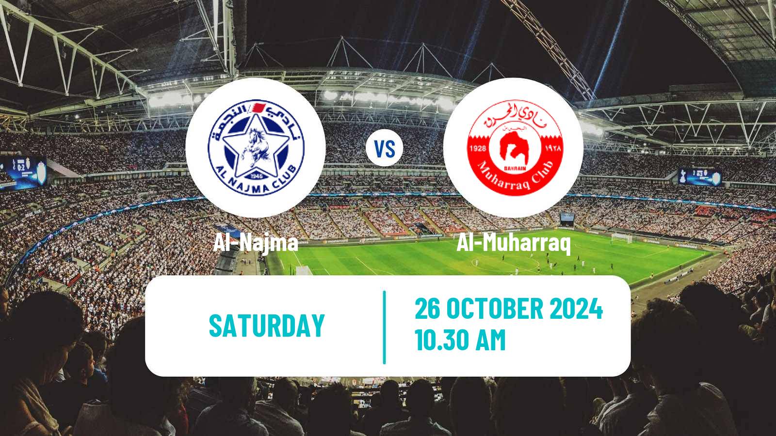 Soccer Bahraini Premier League Al-Najma - Al-Muharraq