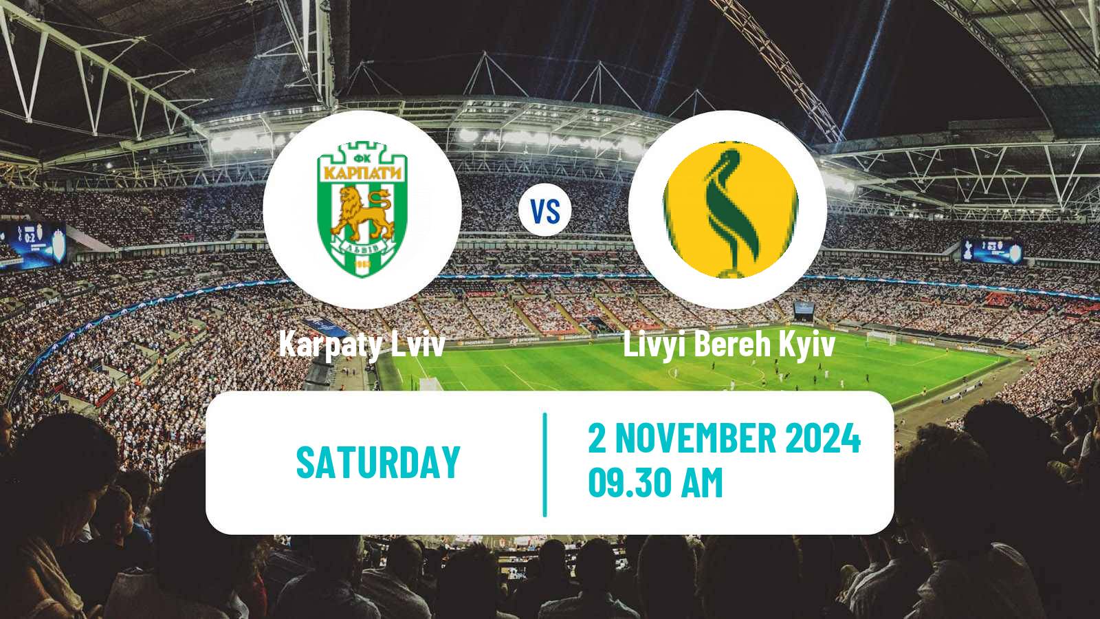 Soccer Ukrainian Premier League Karpaty Lviv - Livyi Bereh Kyiv