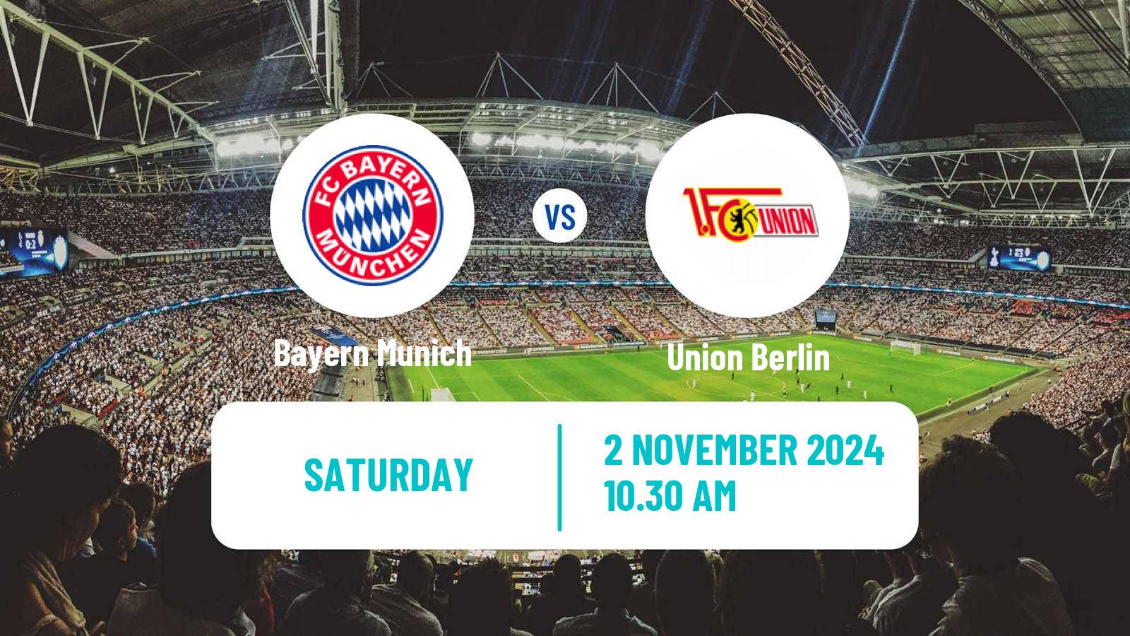 Soccer German Bundesliga Bayern Munich - Union Berlin