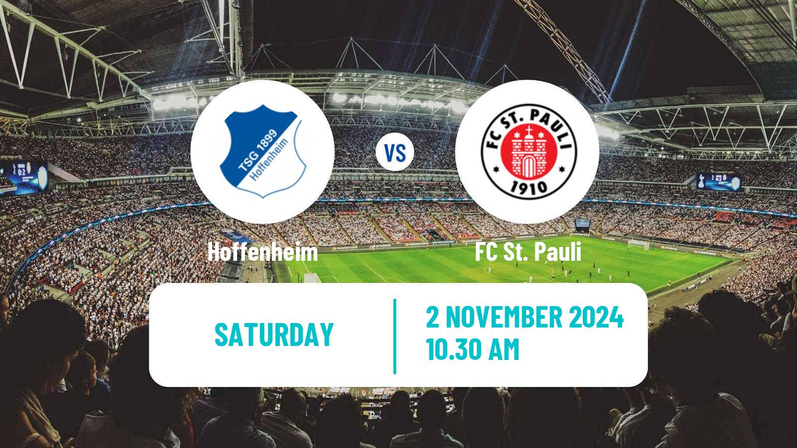 Soccer German Bundesliga Hoffenheim - St. Pauli