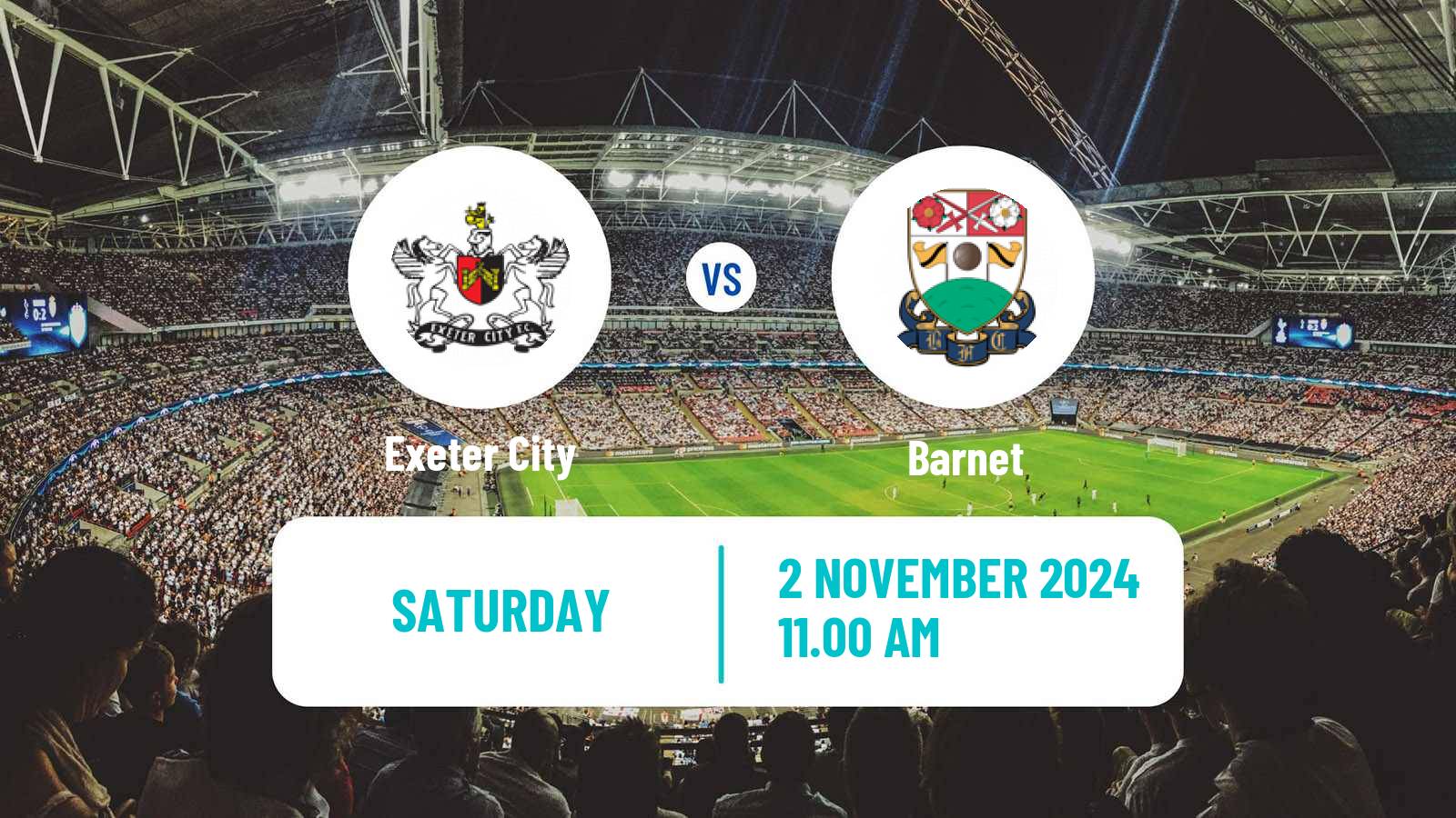 Soccer English FA Cup Exeter City - Barnet