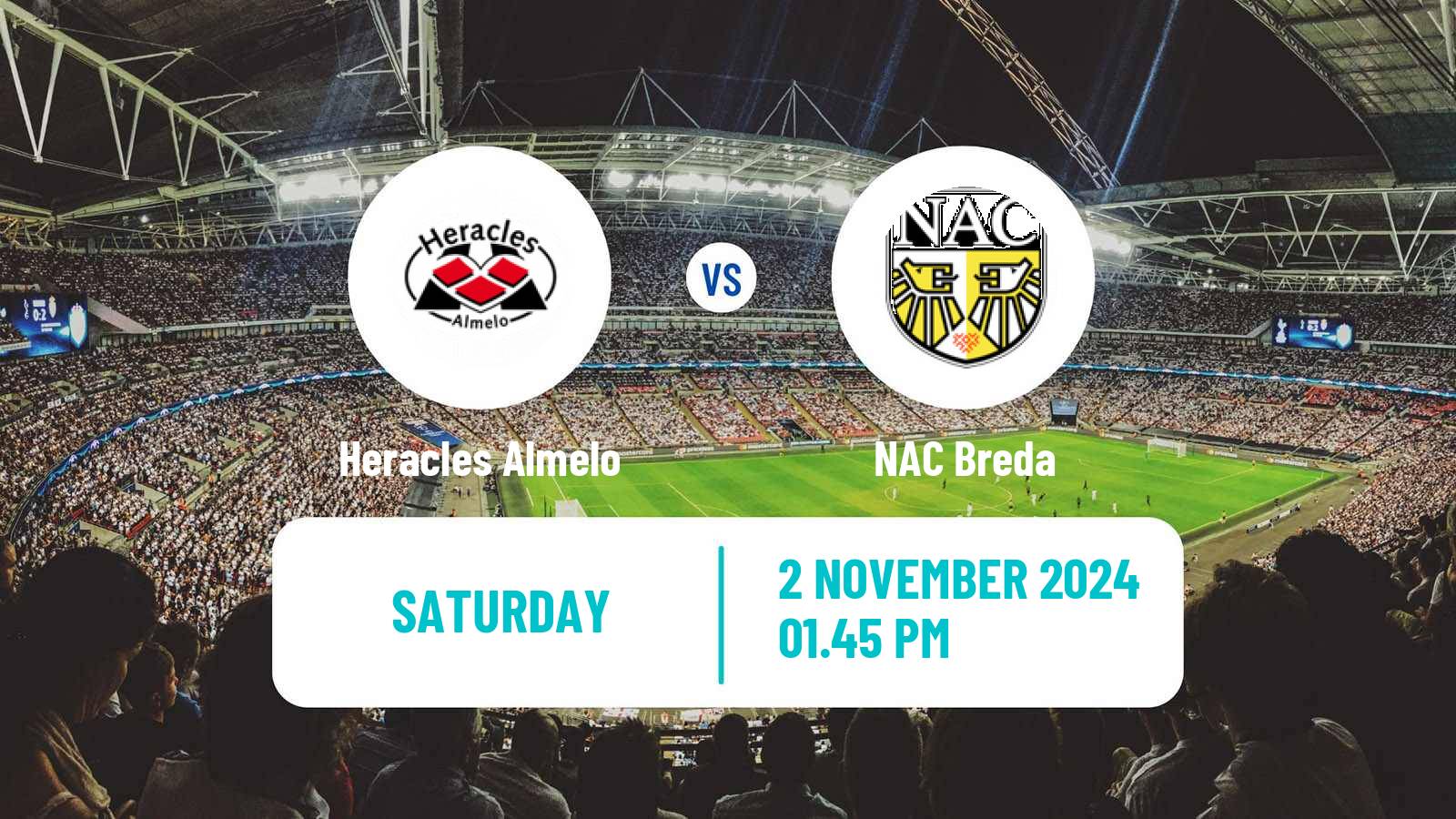 Soccer Dutch Eredivisie Heracles Almelo - NAC Breda