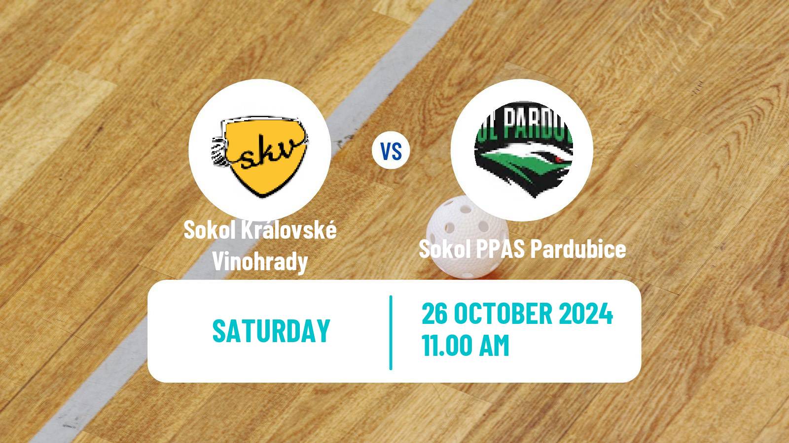 Floorball Czech Superliga Floorball Sokol Královské Vinohrady - Sokol PPAS Pardubice