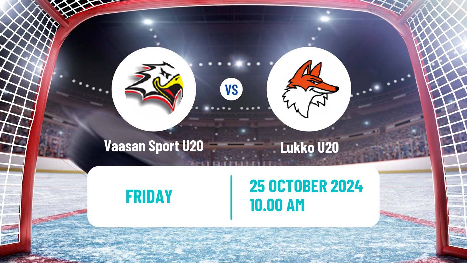 Hockey Finnish SM-sarja U20 Vaasan Sport U20 - Lukko U20