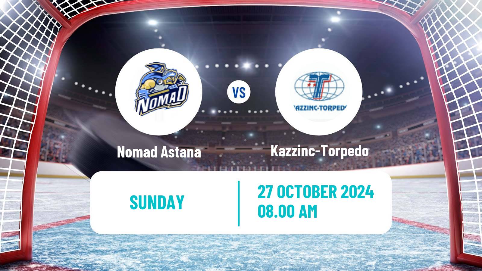 Hockey Kazakh Ice Hockey Championship Nomad - Kazzinc-Torpedo