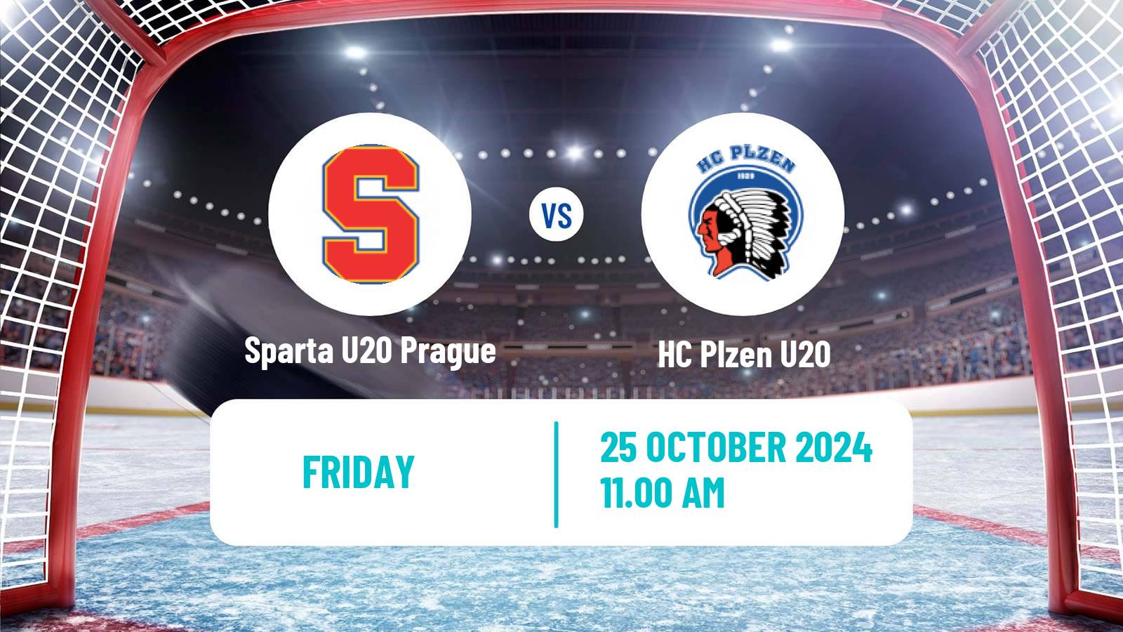 Hockey Czech ELJ Sparta U20 Prague - Plzen U20