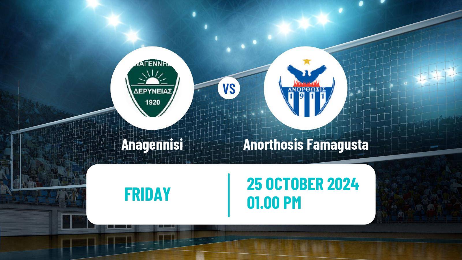 Volleyball Cypriot Championship Volleyball Anagennisi - Anorthosis Famagusta