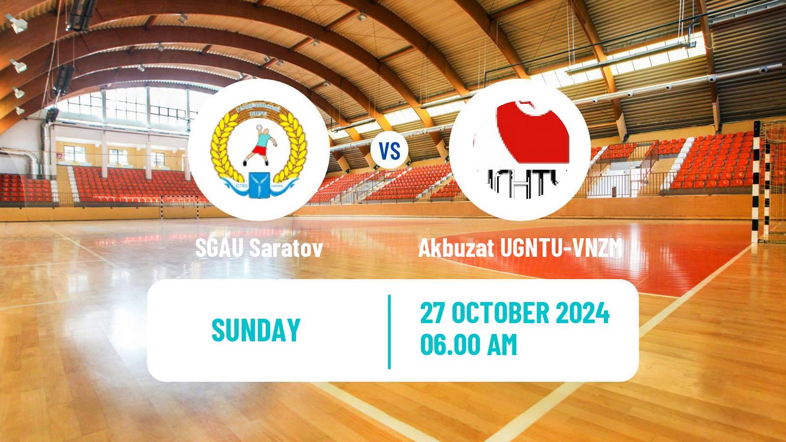 Handball Russian Superleague Handball SGAU Saratov - Akbuzat UGNTU-VNZM