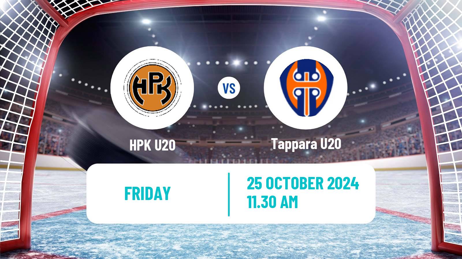 Hockey Finnish SM-sarja U20 HPK U20 - Tappara U20