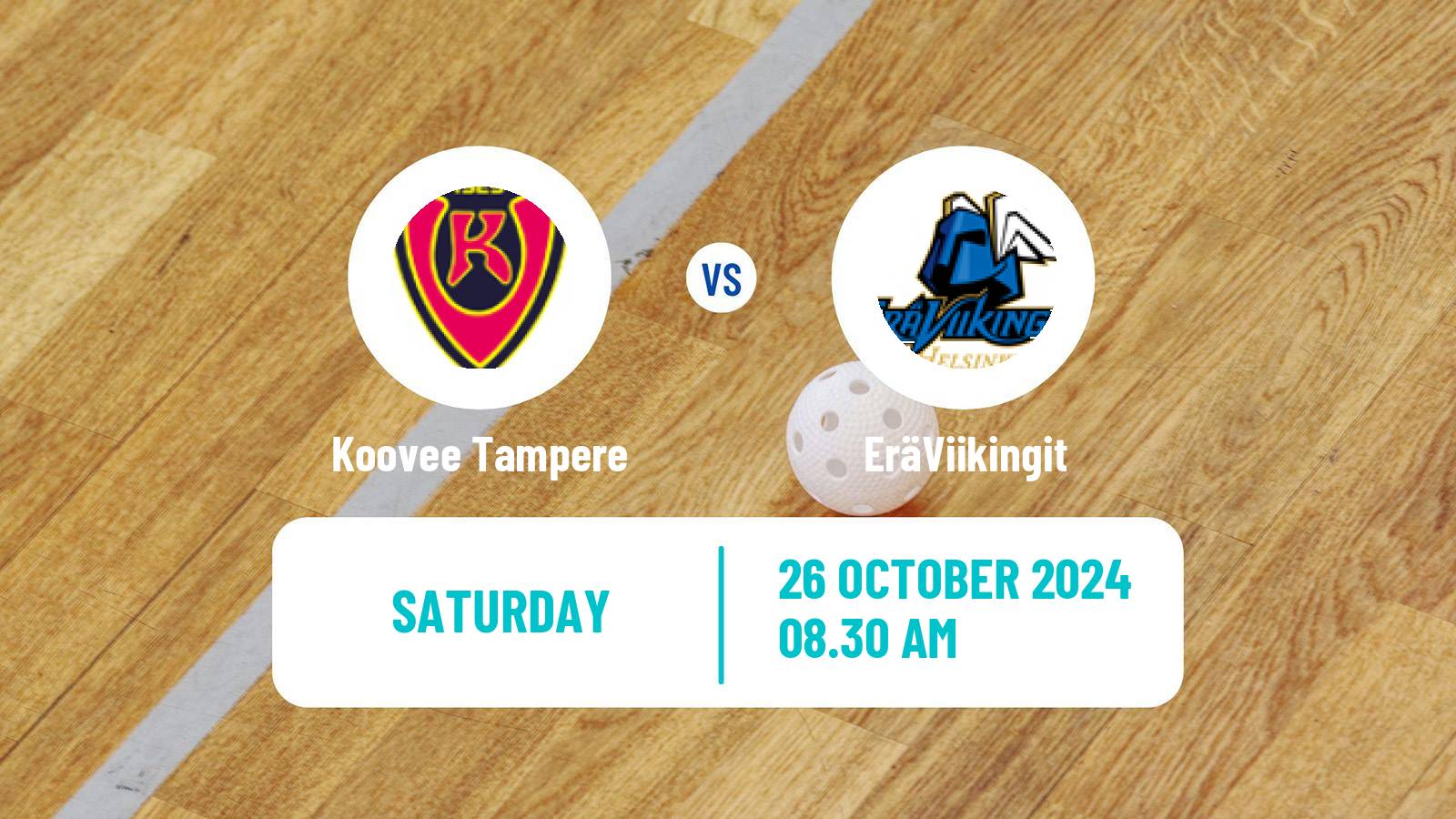 Floorball Finnish F-Liiga Women Koovee Tampere - EräViikingit