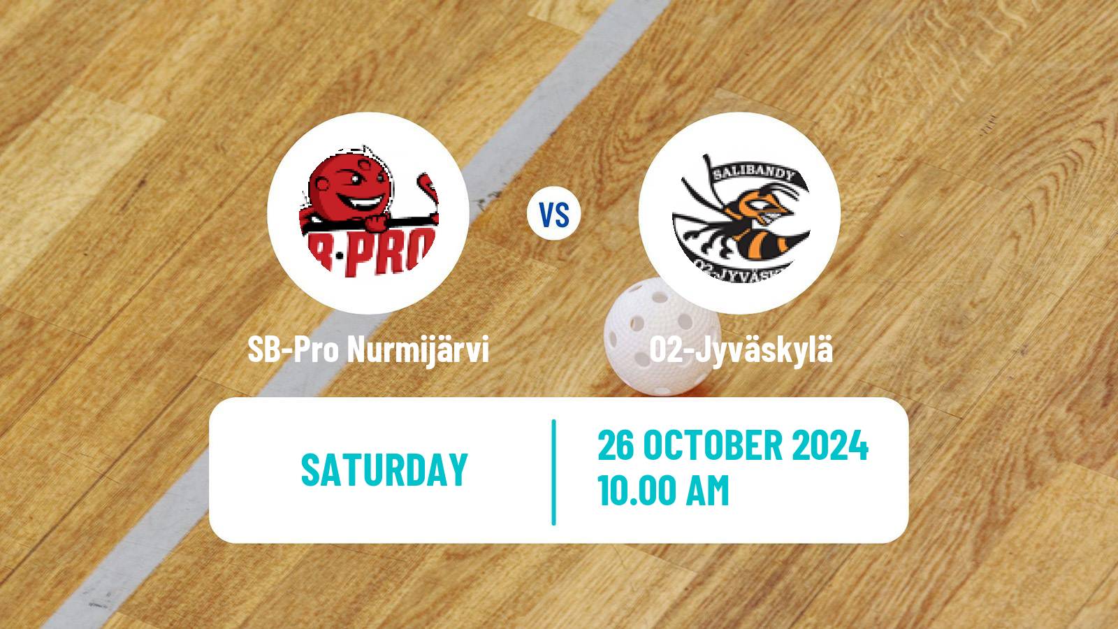 Floorball Finnish F-Liiga Women SB-Pro Nurmijärvi - O2-Jyväskylä