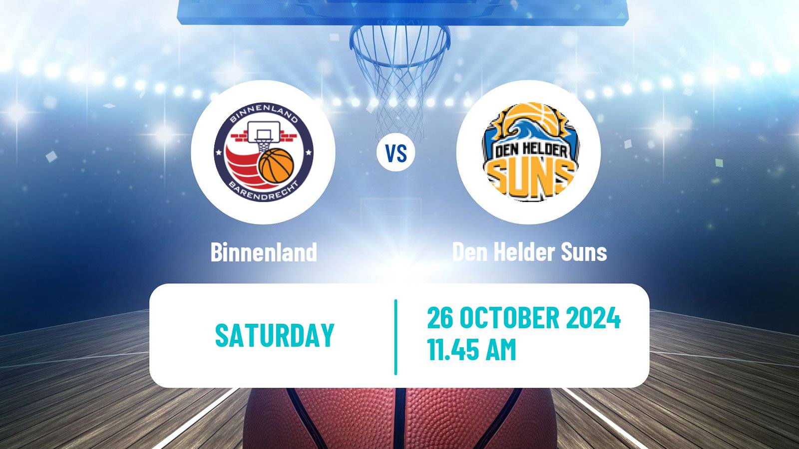 Basketball Dutch WBL Basketball Binnenland - Den Helder Suns