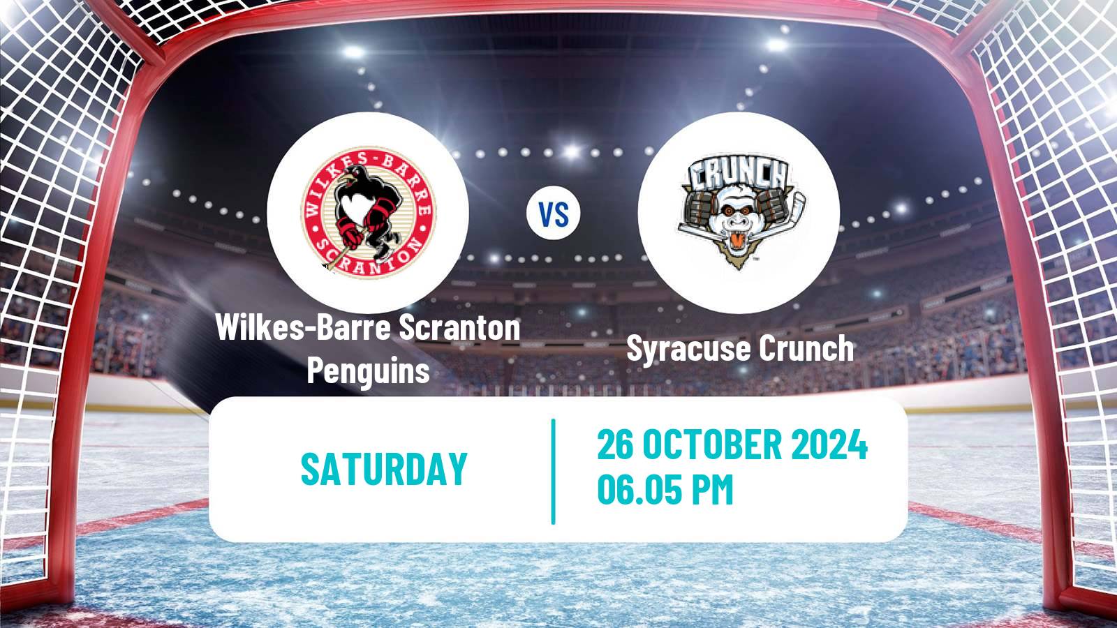 Hockey AHL Wilkes-Barre Scranton Penguins - Syracuse Crunch