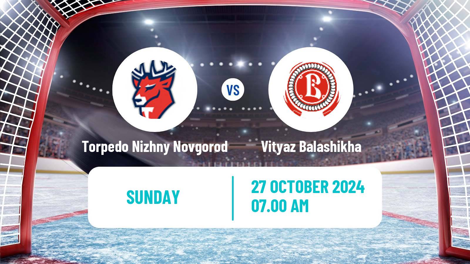 Hockey KHL Torpedo Nizhny Novgorod - Vityaz Balashikha