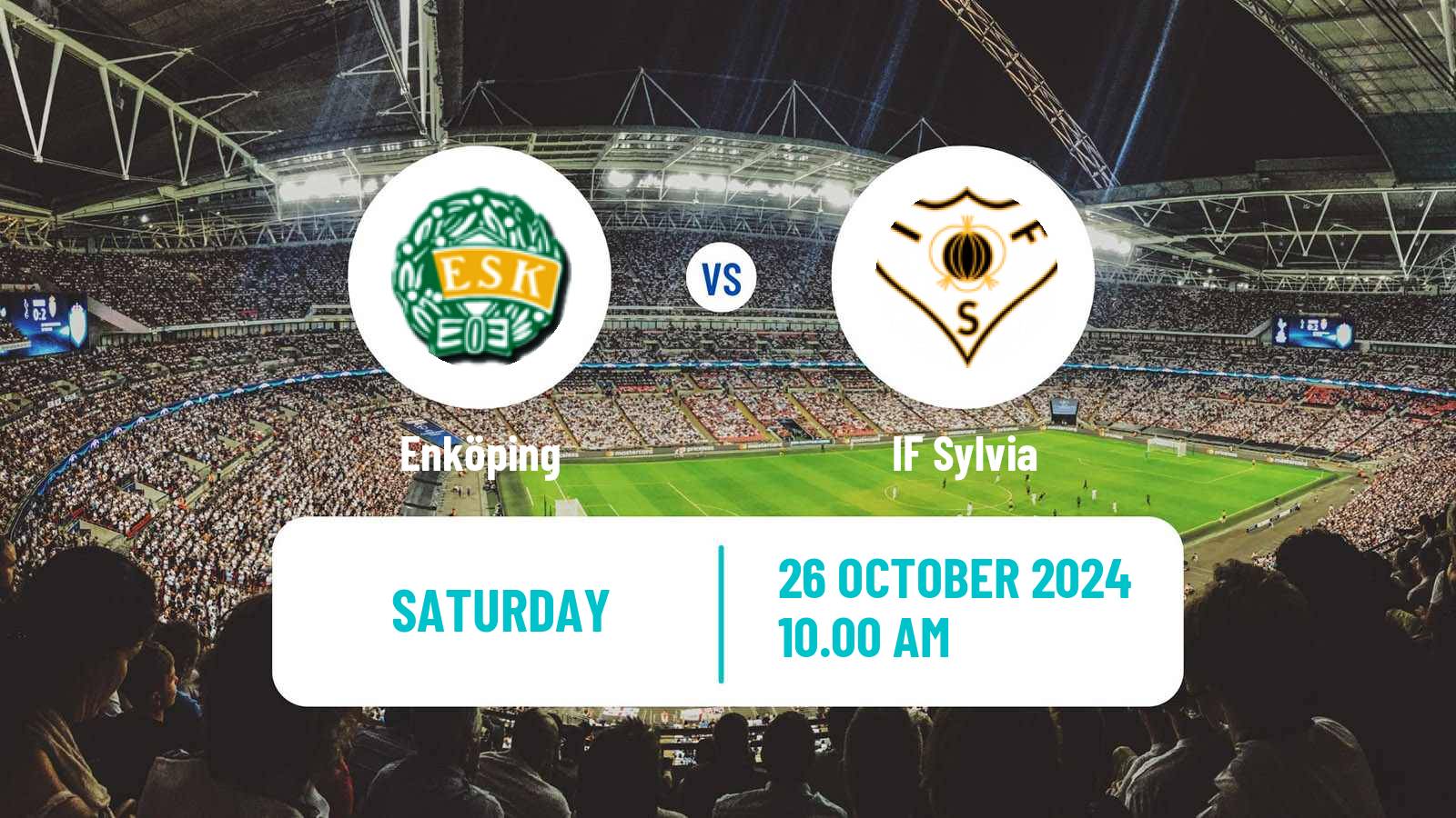 Soccer Swedish Division 2 - Norrland Enköping - Sylvia