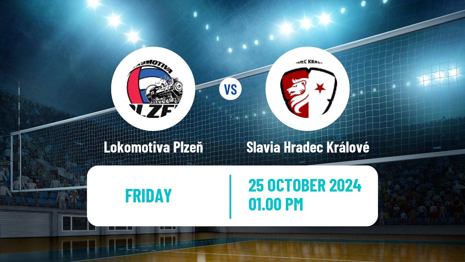 Volleyball Czech 1 Liga Volleyball Women Lokomotiva Plzeň - Slavia Hradec Králové