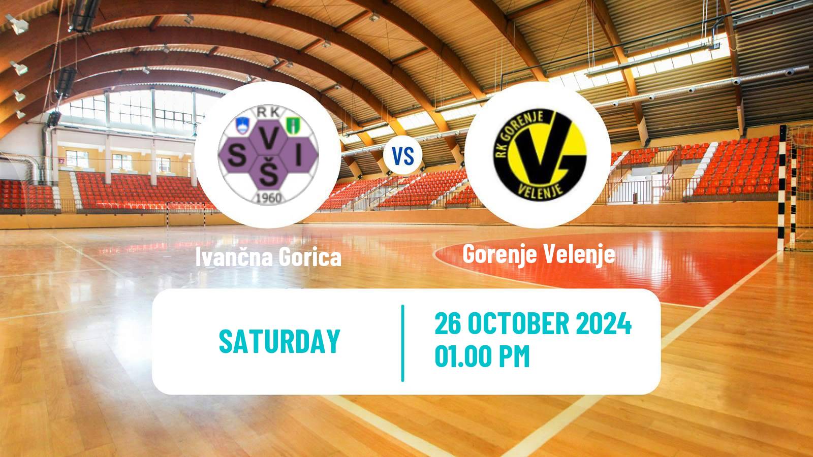 Handball Slovenian 1 NLB Liga Handball Ivančna Gorica - Gorenje Velenje