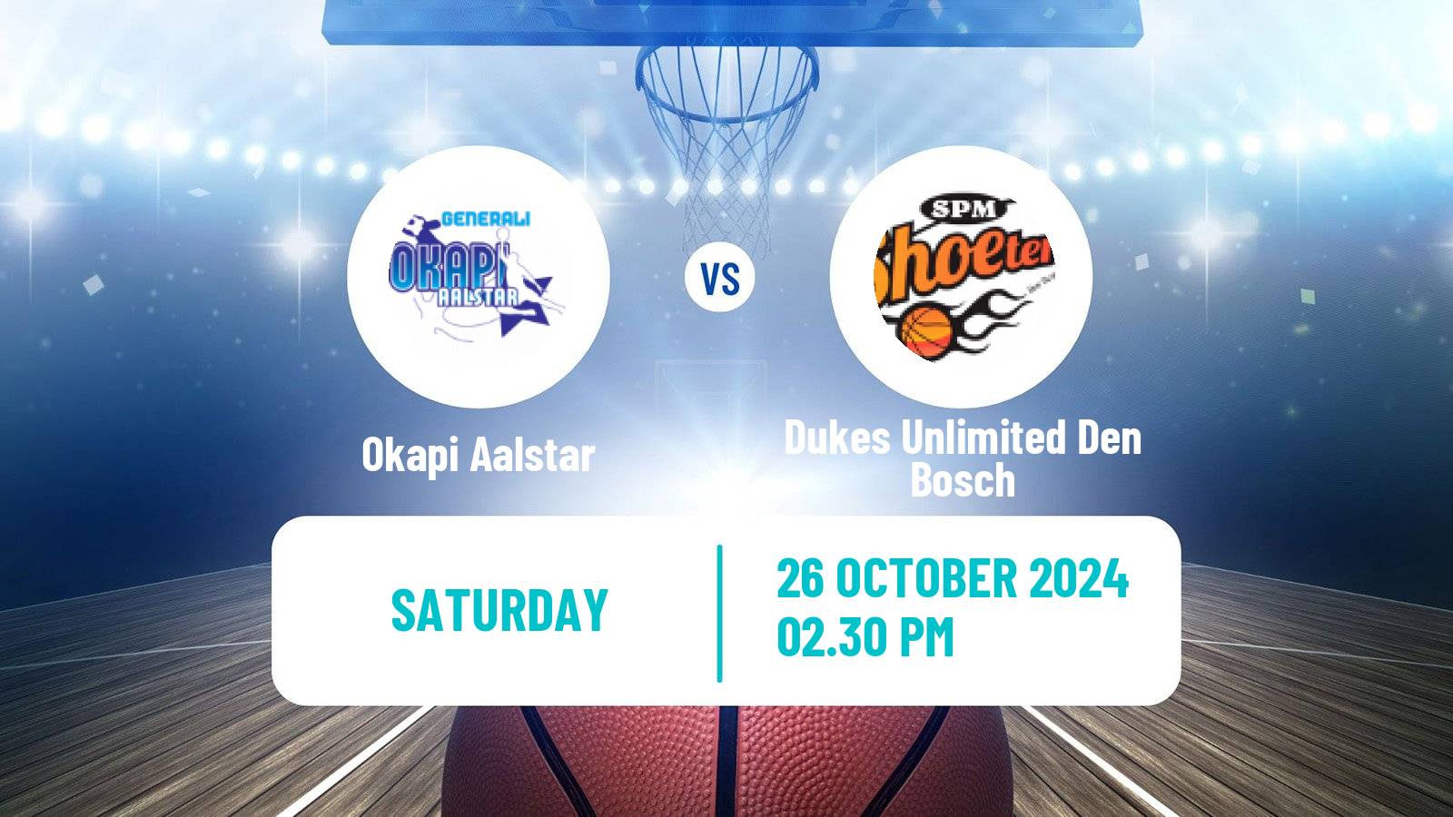 Basketball BNXT League Okapi Aalstar - Dukes Unlimited Den Bosch