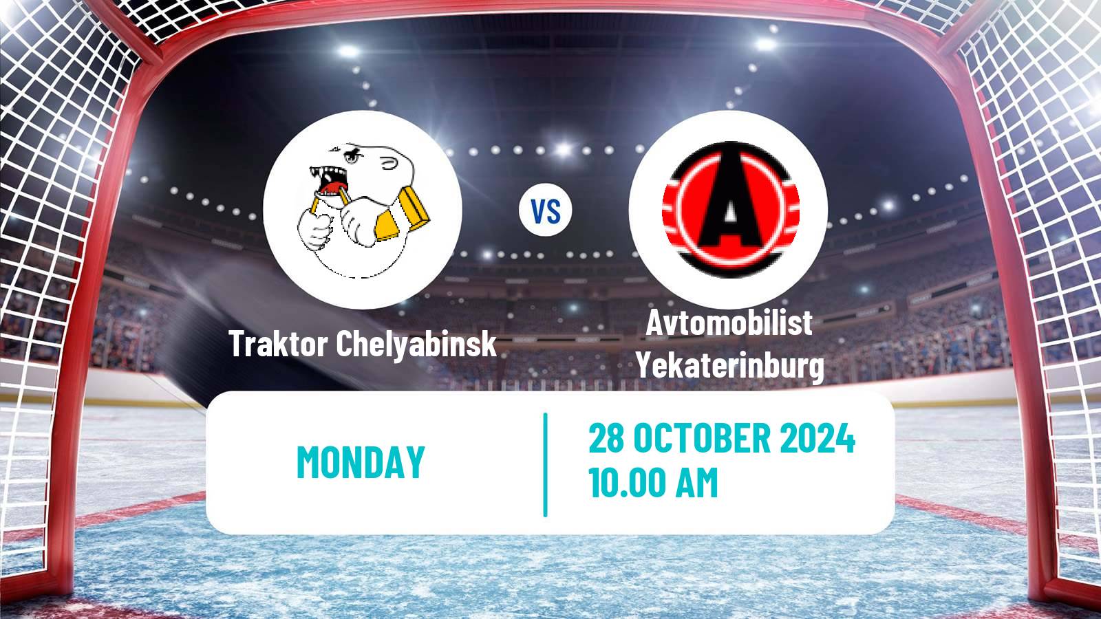 Hockey KHL Traktor Chelyabinsk - Avtomobilist Yekaterinburg