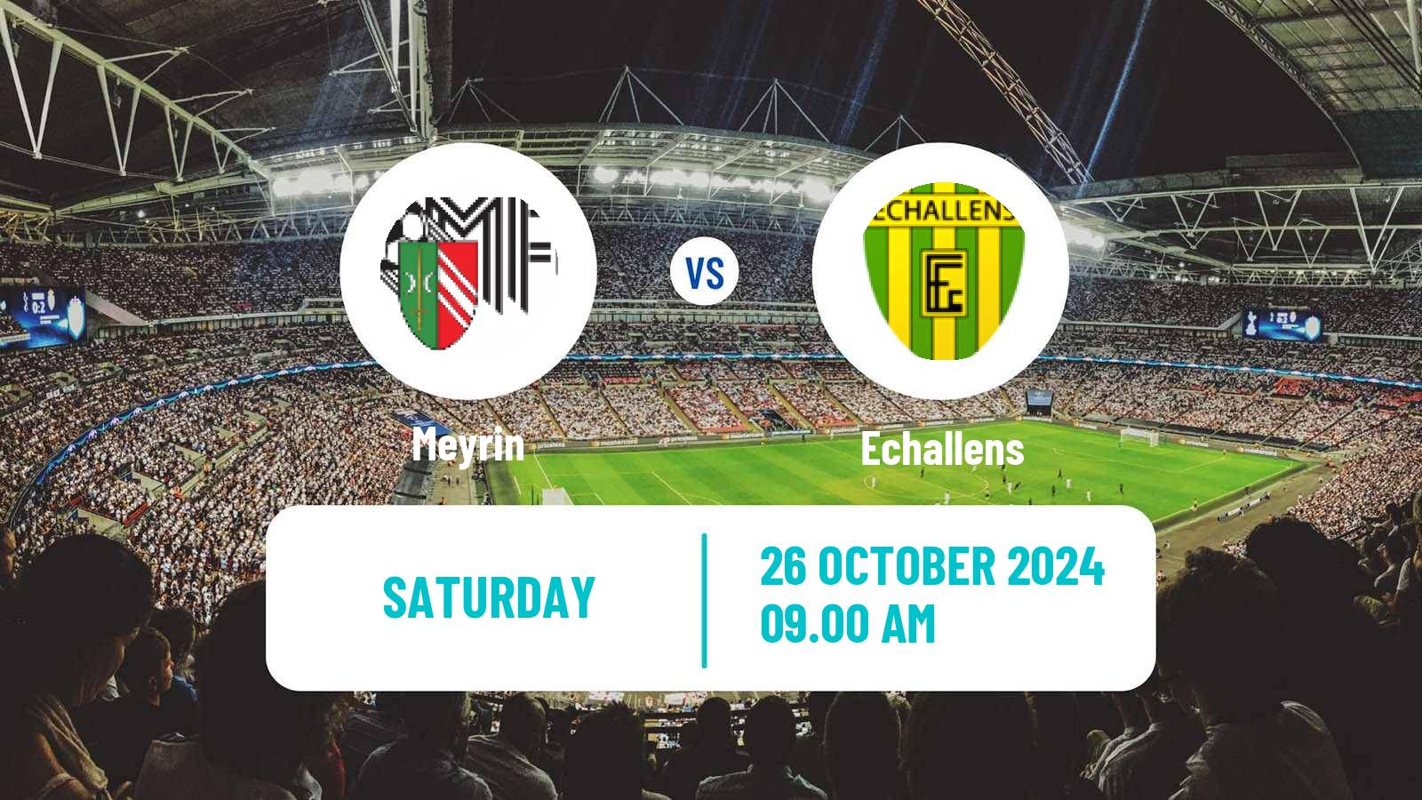 Soccer Swiss 1 Liga Classic Group 1 Meyrin - Echallens