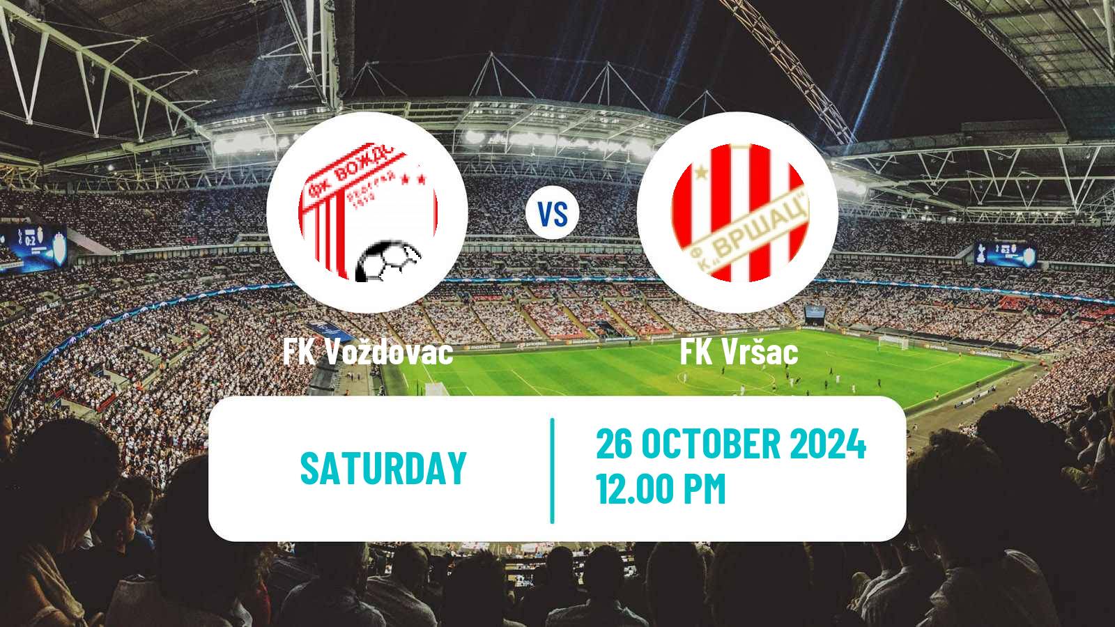 Soccer Serbian Prva Liga Voždovac - Vršac