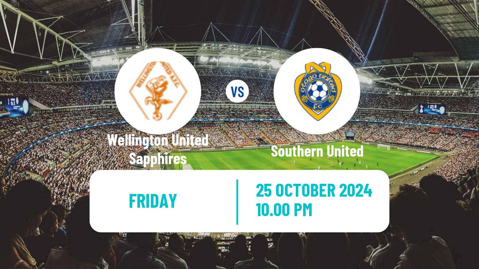 Soccer New Zealand National League Women Wellington United Sapphires - Southern United