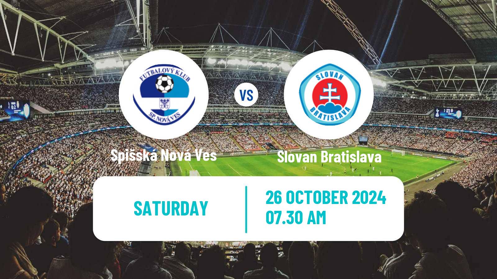 Soccer Slovak Cup Spišská Nová Ves - Slovan Bratislava