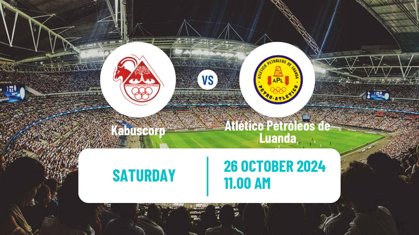 Soccer Angolan Girabola Kabuscorp - Atlético Petróleos de Luanda