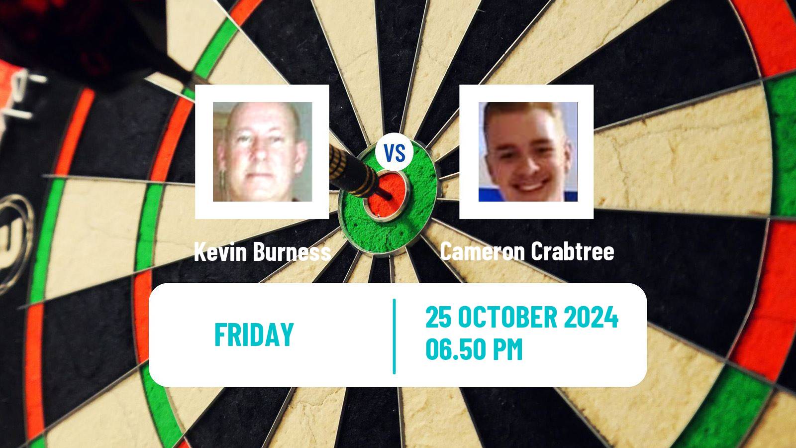 Darts Modus Super Series Kevin Burness - Cameron Crabtree