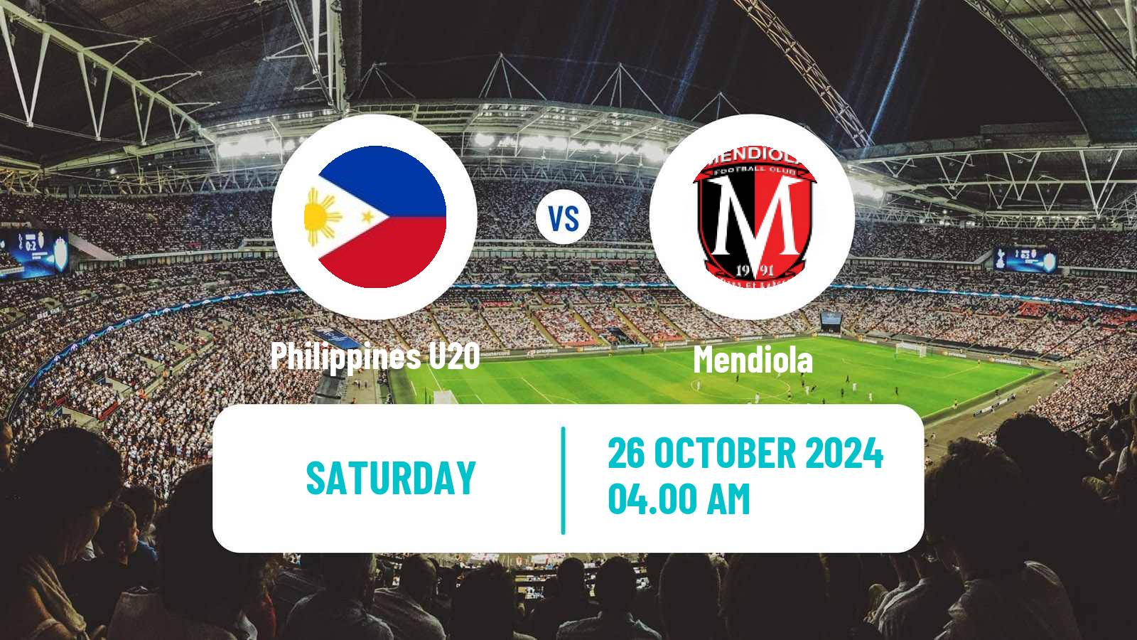 Soccer Philippines PFL Philippines U20 - Mendiola