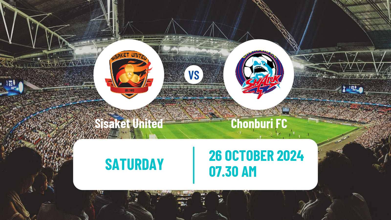 Soccer Thai League 2 Sisaket United - Chonburi