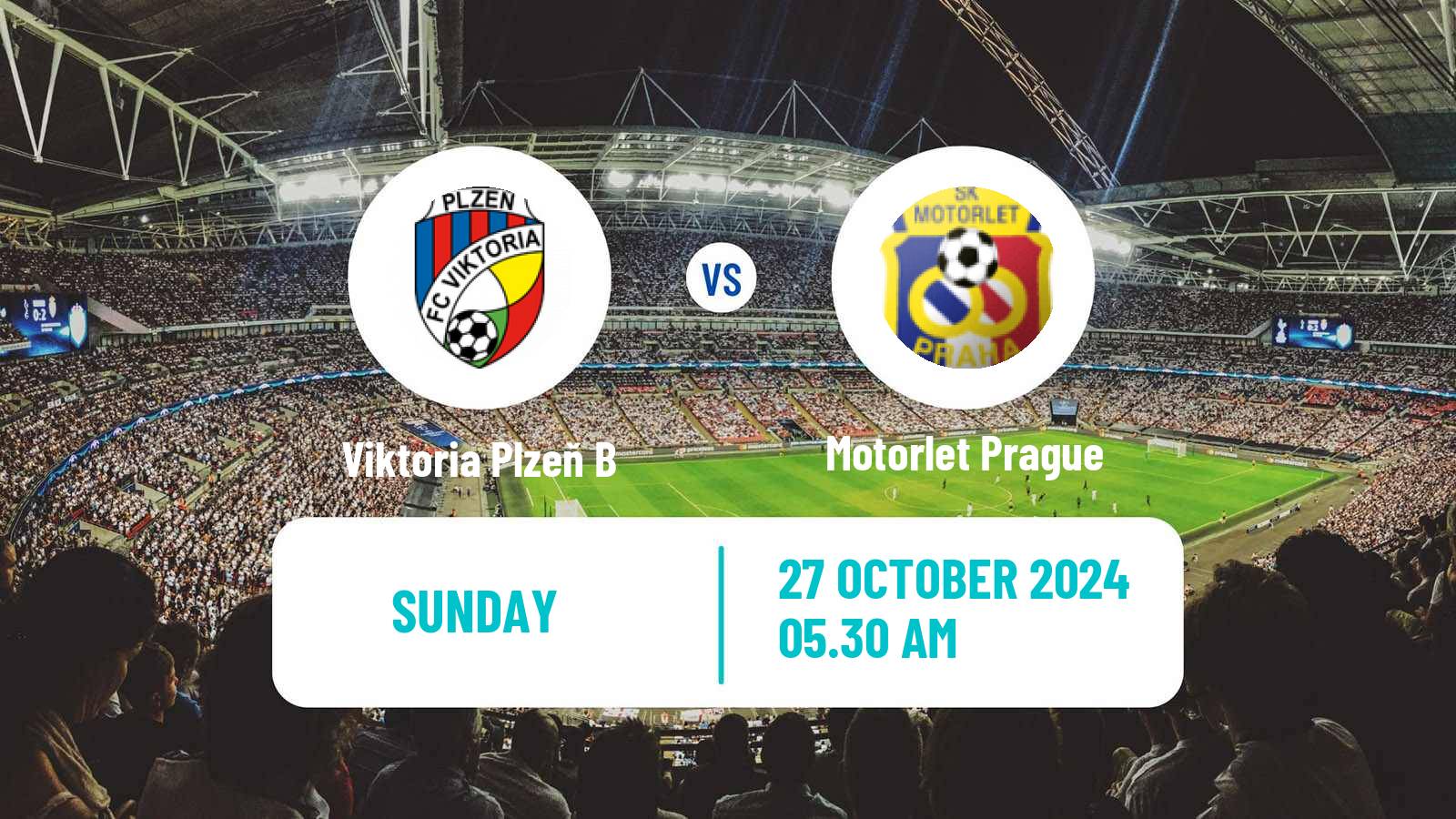 Soccer Czech CFL Group A Viktoria Plzeň B - Motorlet Prague