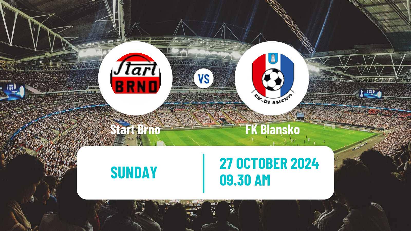 Soccer Czech MSFL Start Brno - Blansko