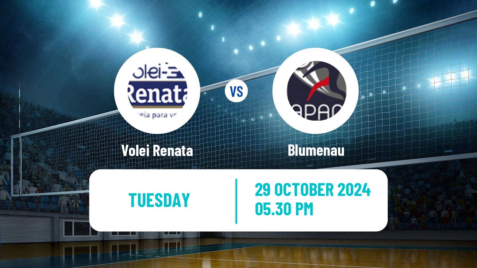 Volleyball Brazilian SuperLiga Volleyball Volei Renata - Blumenau