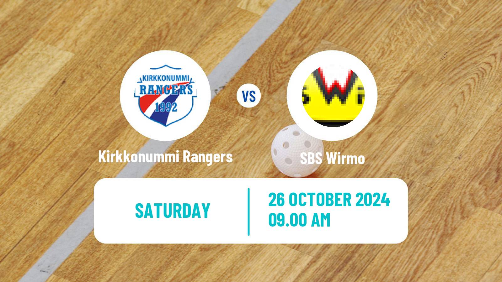 Floorball Finnish Divari Kirkkonummi Rangers - Wirmo