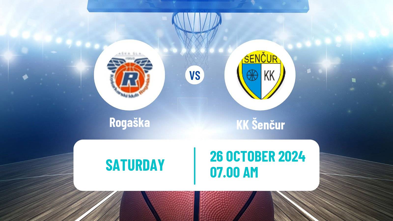 Basketball Slovenian Liga Basketball Rogaška - Šenčur