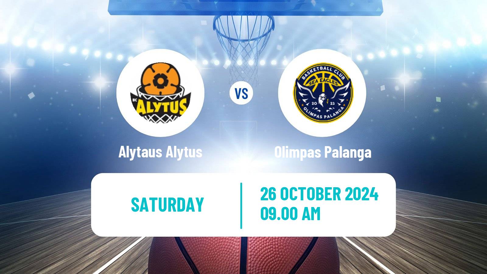 Basketball Lietuvos NKL Alytaus Alytus - Olimpas Palanga