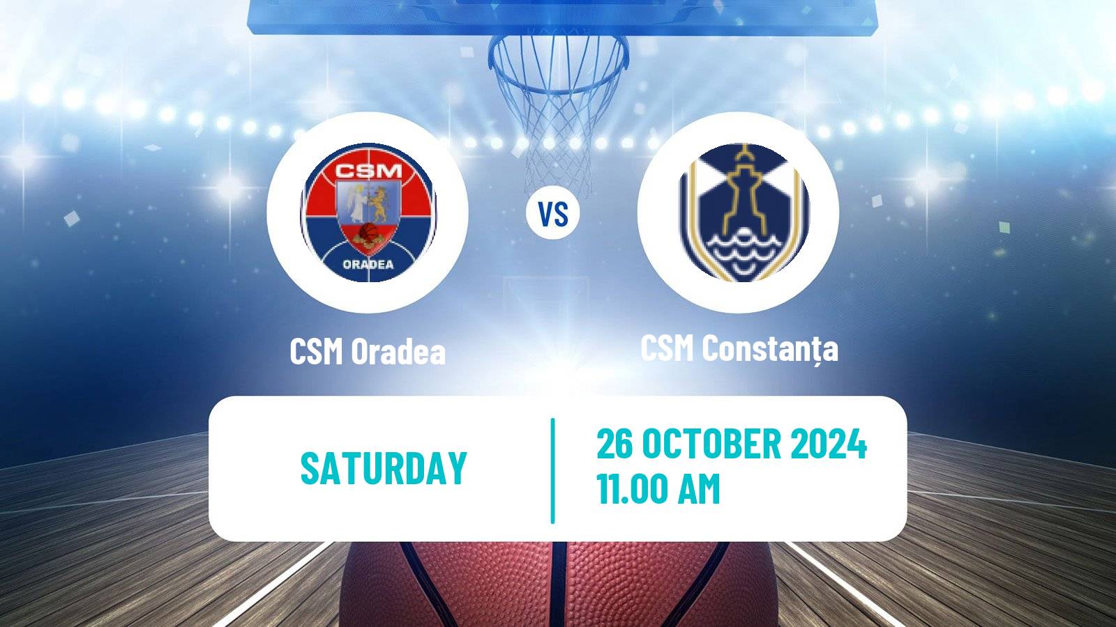 Basketball Romanian Divizia A Basketball CSM Oradea - CSM Constanța