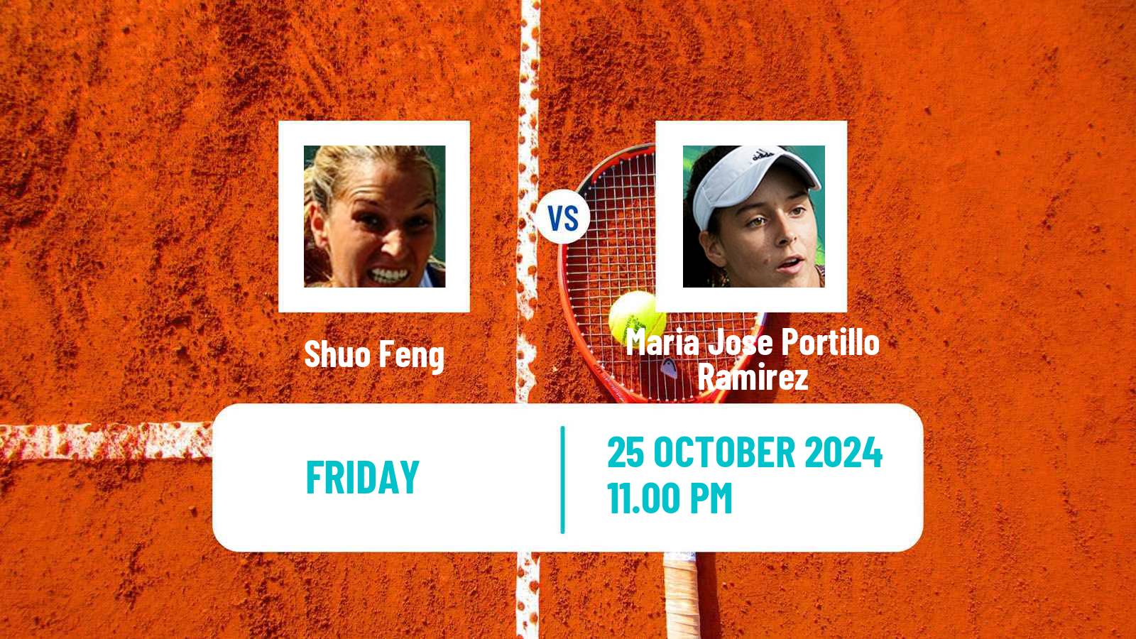 Tennis WTA Jiujiang Shuo Feng - Maria Jose Portillo Ramirez