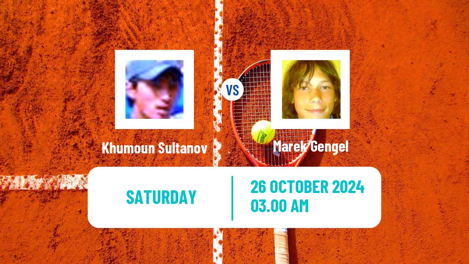 Tennis ITF M25 Sharm Elsheikh 4 Men Khumoun Sultanov - Marek Gengel