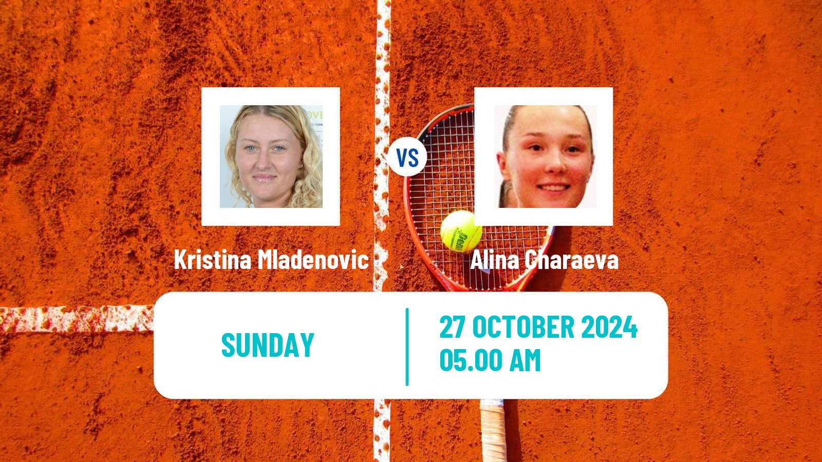 Tennis ITF W100 Les Franqueses Del Valles Women Kristina Mladenovic - Alina Charaeva