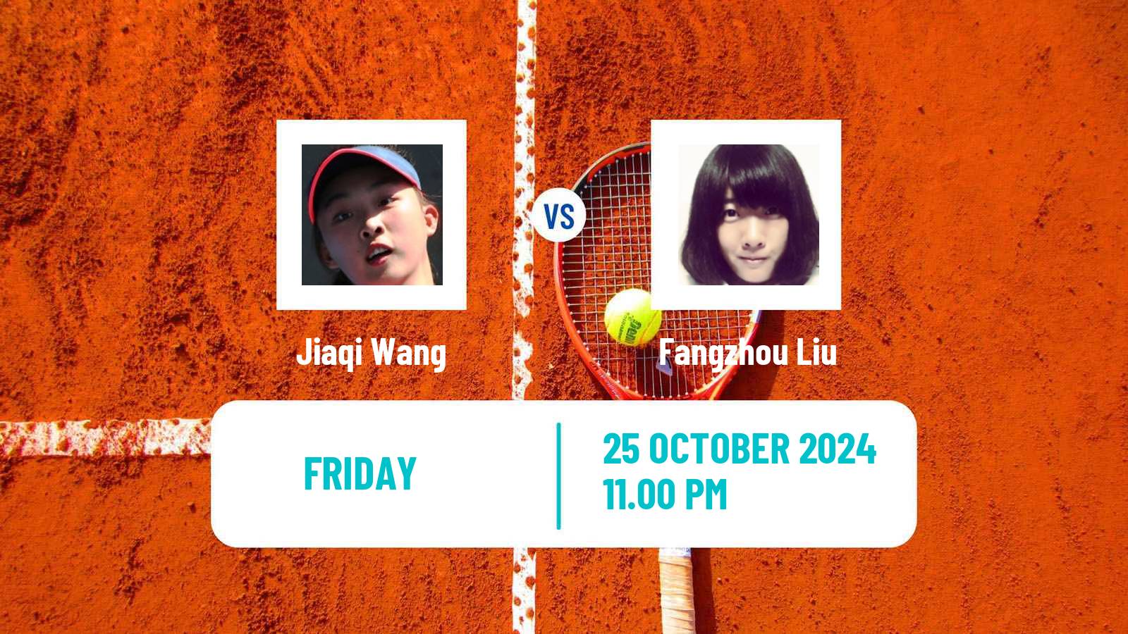 Tennis WTA Jiujiang Jiaqi Wang - Fangzhou Liu