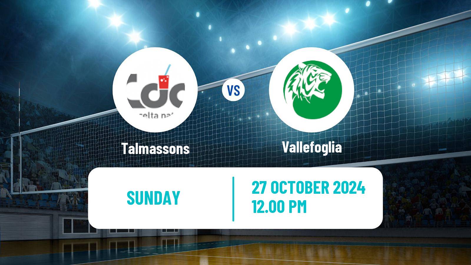 Volleyball Italian Serie A Volleyball Women Talmassons - Vallefoglia