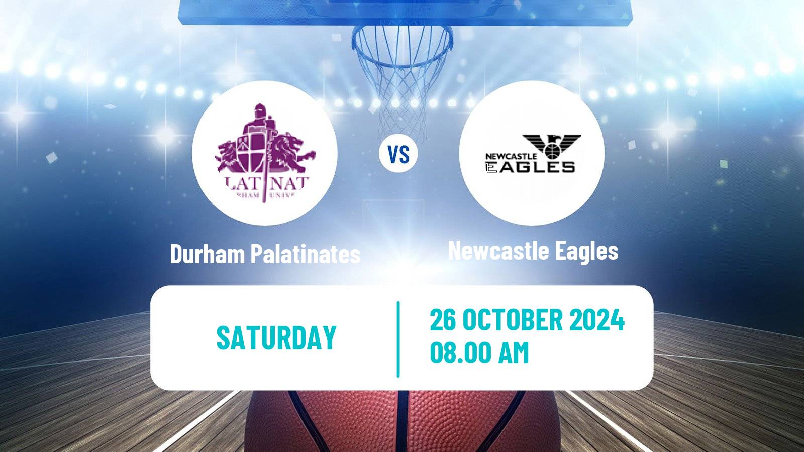 Basketball British WBBL Durham Palatinates - Newcastle Eagles