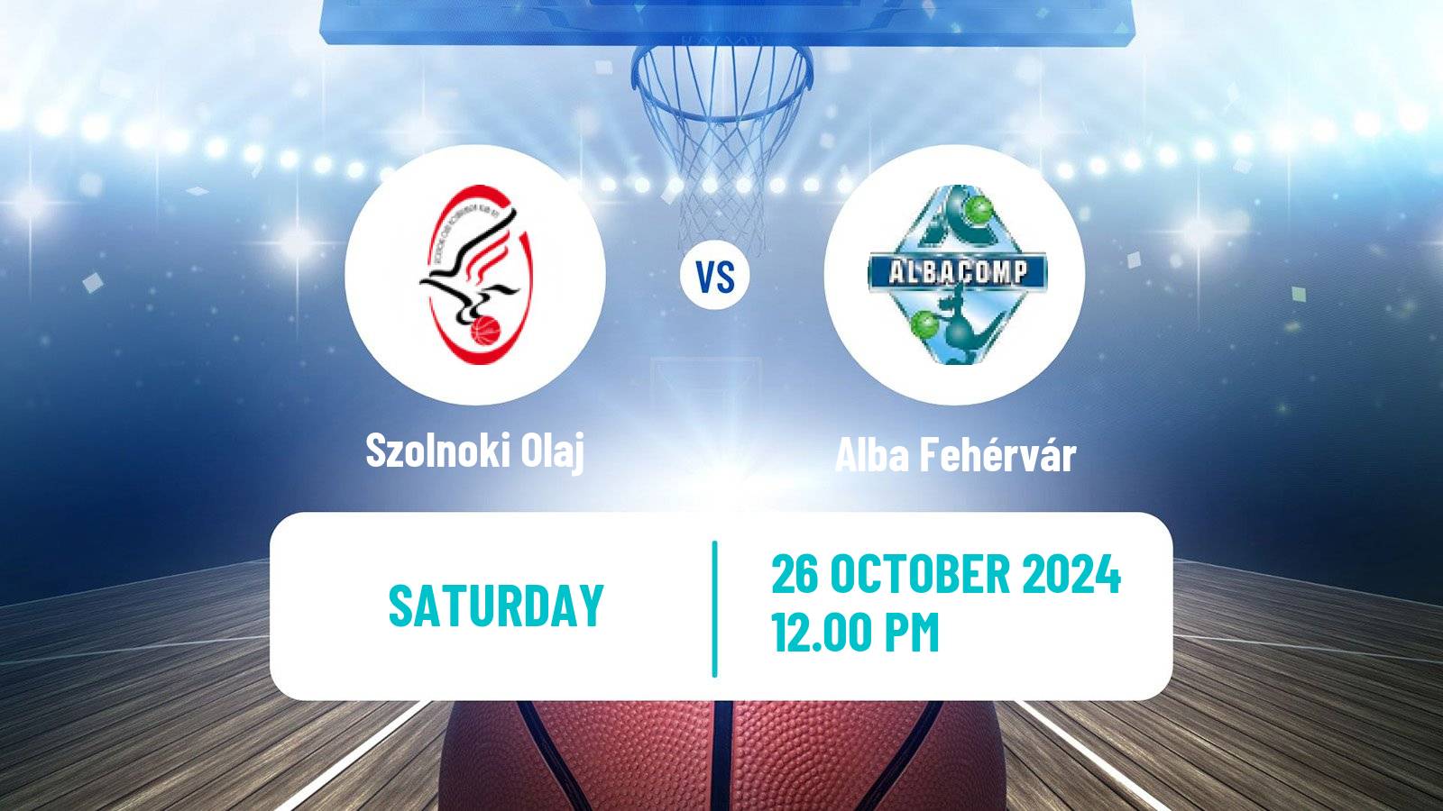 Basketball Hungarian NB I Basketball Szolnoki Olaj - Alba Fehérvár