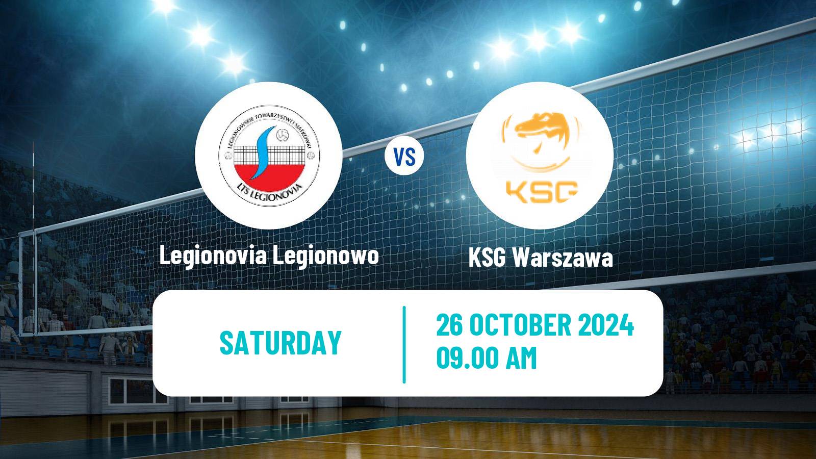 Volleyball Polish I Liga Volleyball Women Legionovia Legionowo - KSG Warszawa