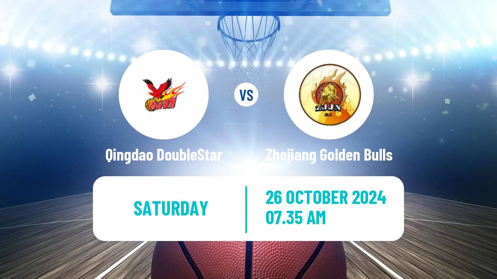 Basketball CBA Qingdao DoubleStar - Zhejiang Golden Bulls